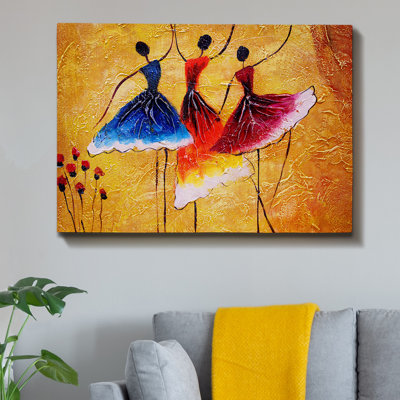 Peinture sur toile tendue
