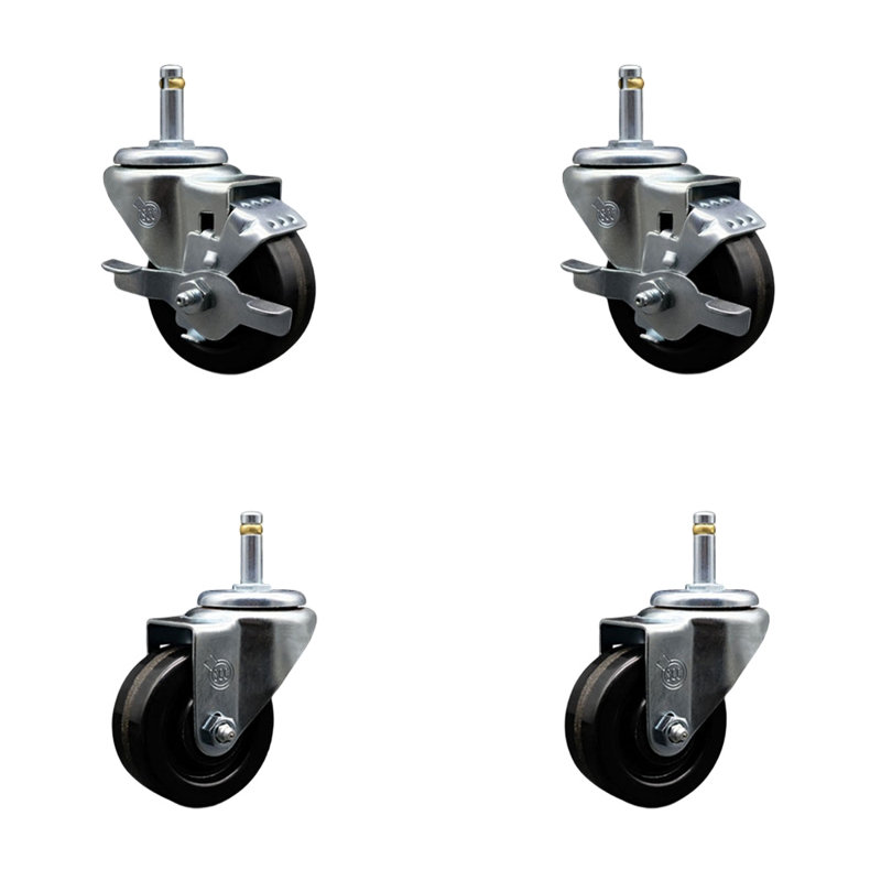 4-Piece Phenolic Caster Set