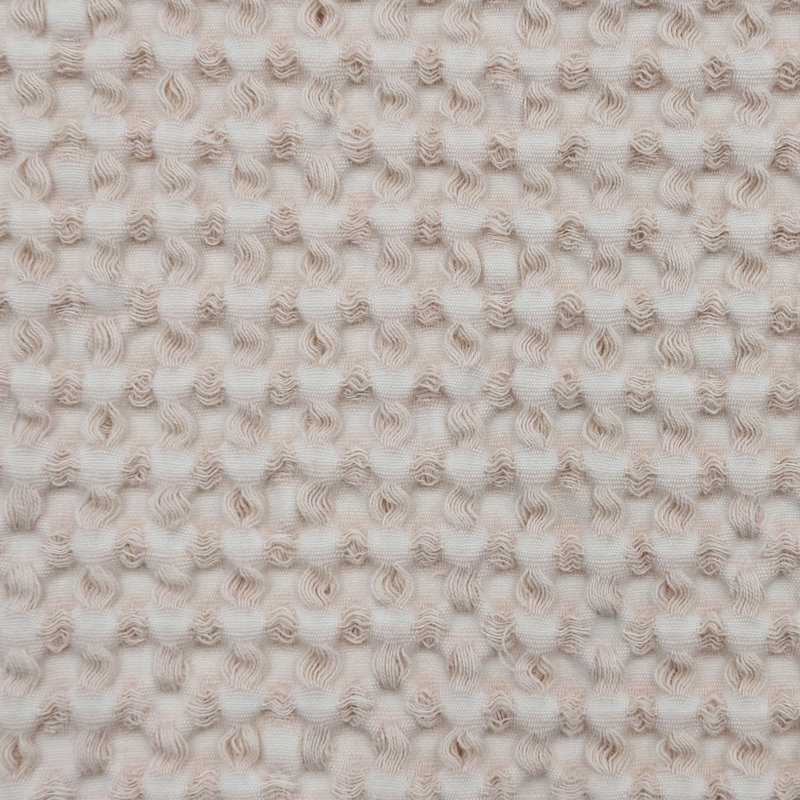 Stonewashed Cotton Waffle Weave Classic Chic Casual Euro Sham 27x27 inch, Pink Blush