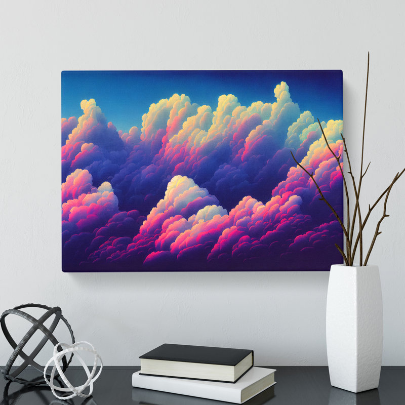 Pastel Cloudy Sky Vol.4 - Wrapped Canvas, 40cm H x 60cm W x 3cm D