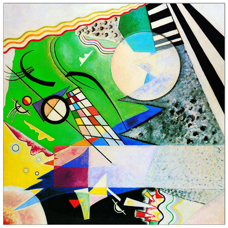Wassily Kandinsky - Wrapped Canvas Print, 100cm H x 100cm W x 1.8cm D
