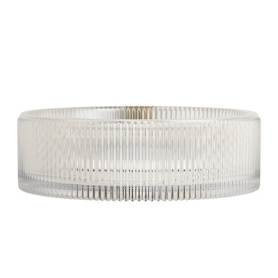 Lavabo de salle de bain transparent en verre de cristal transparent de 14,58 pouces, sans robinet, aspect artistique, s'adapte à différents motifs, sensation fraîche et facile à nettoyer, hauteur de 4,46 po, robinet en verre de 9 pi 14 po, rayures, convient pour