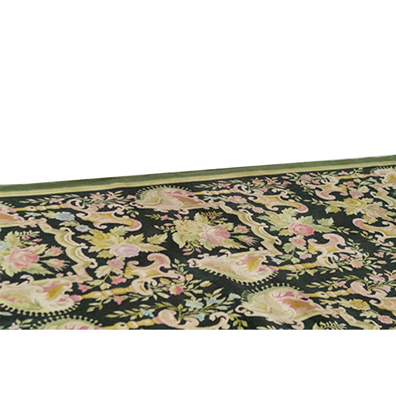 La Wool Floral Area Rug