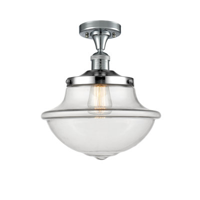 Grourke Glass Semi Flush Mount