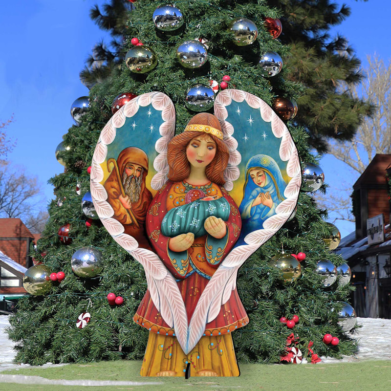 Figurine Sainte Famille Ange