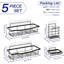 Adhesive Stainless Steel Shower Caddy