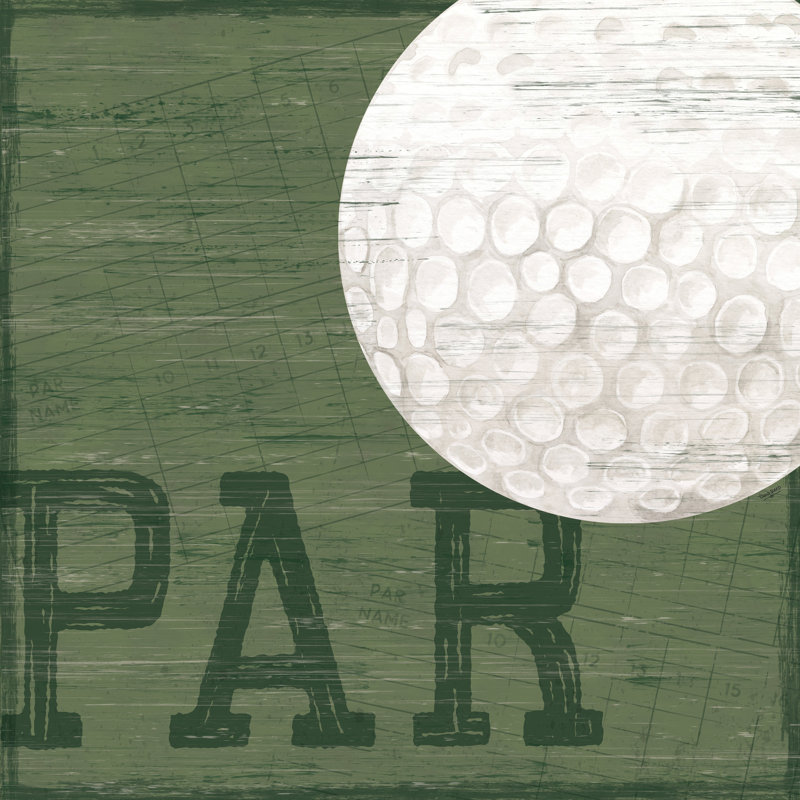«Fead Golf Days», impression sur toile par Tara Reed, H 36 po x l 36 po x P 1,25 po