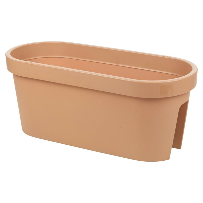 Railing Planter, Orange
