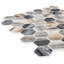 Recycled 13.88'' x 12.63'' Glass Mosaic Wall Tile-63332434