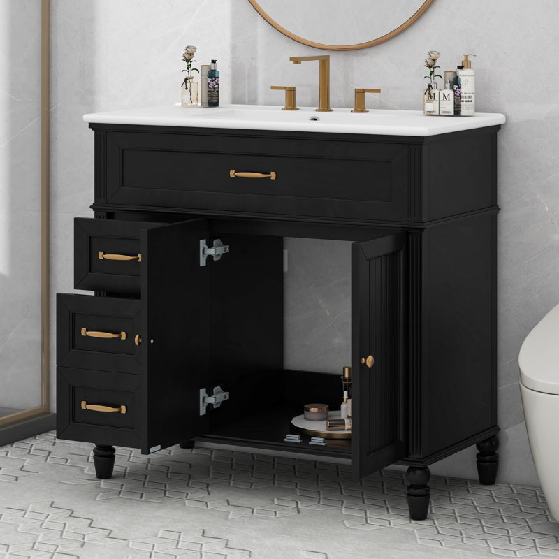 Meuble-lavabo 36 po avec lavabo et tiroirs 36 po