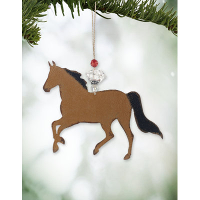 Brown Horse Ornaments -6pcs