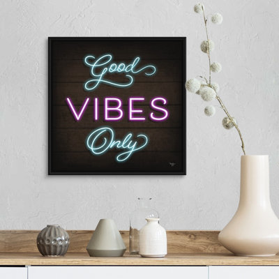 " Neon Good Vibes Only " by Mollie B.