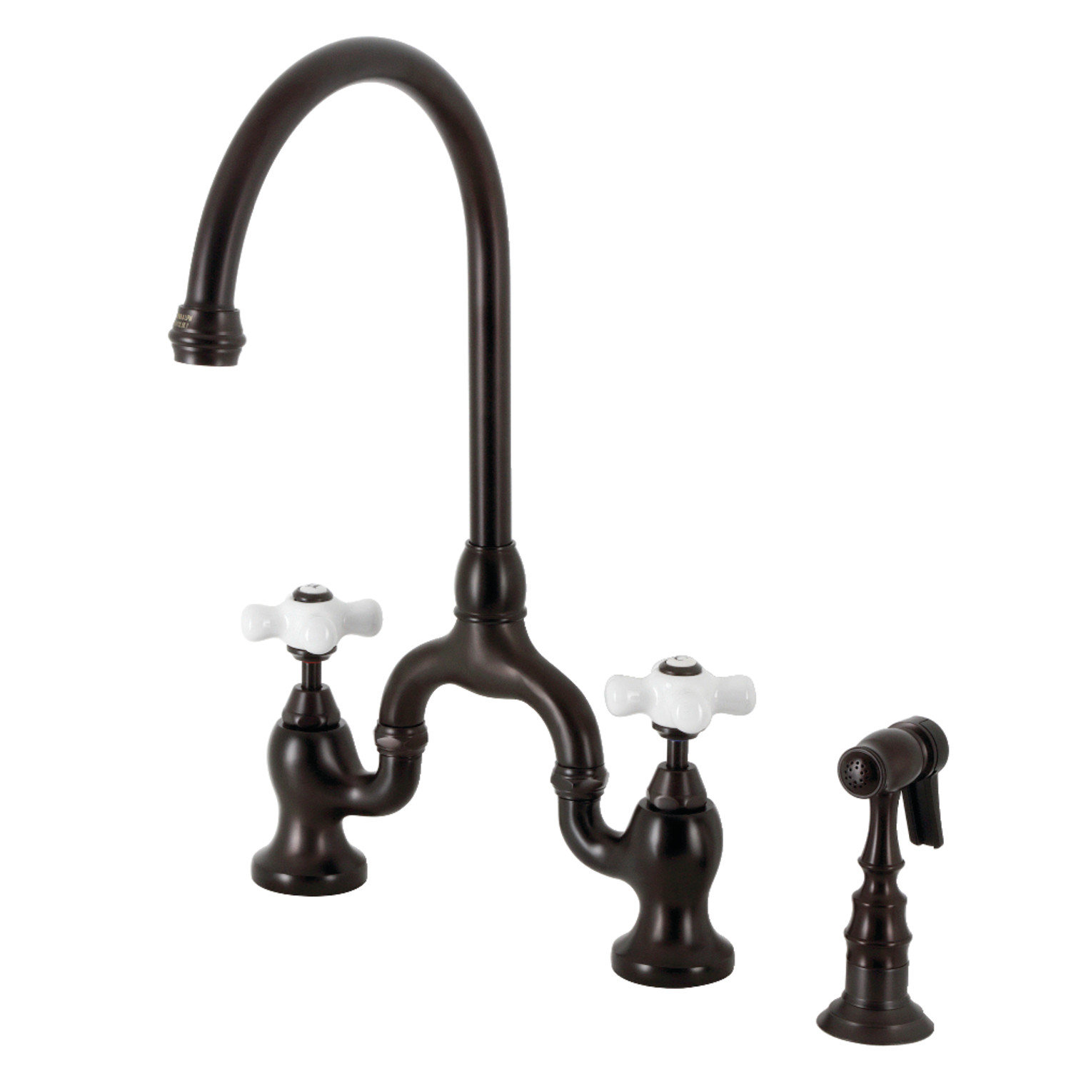 Kingston Brass de pont anglais avec douchette latérale Wayfair Canada