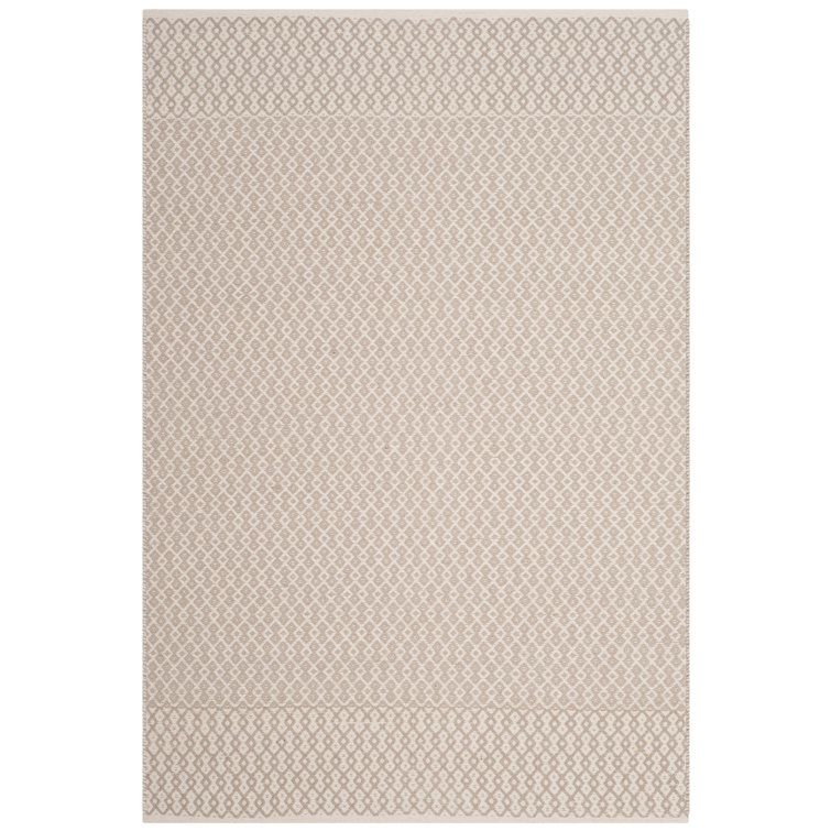 Bester Hand Woven Cotton Geometric Rug