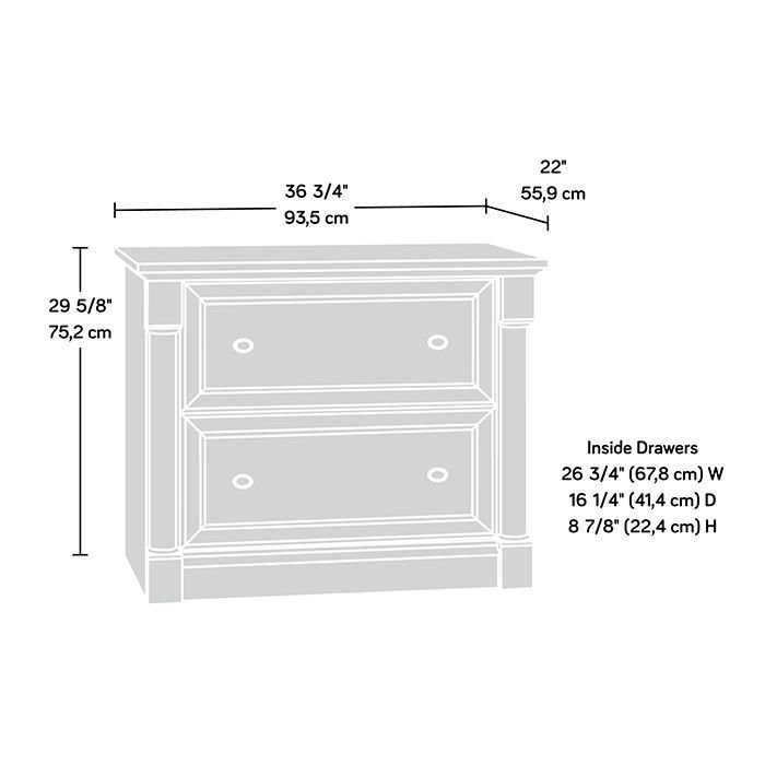 Tenasha 36.811'' Wide 2 -Drawer File Cabinet