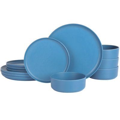Service de table en mélamine 12 pièces Gibson Home Canyon Crest