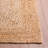 Marie Natural Fiber Hand Woven Jute And Cotton With Latex Solid Color Rug-751029722