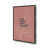 Satin Black Open Corner Framed