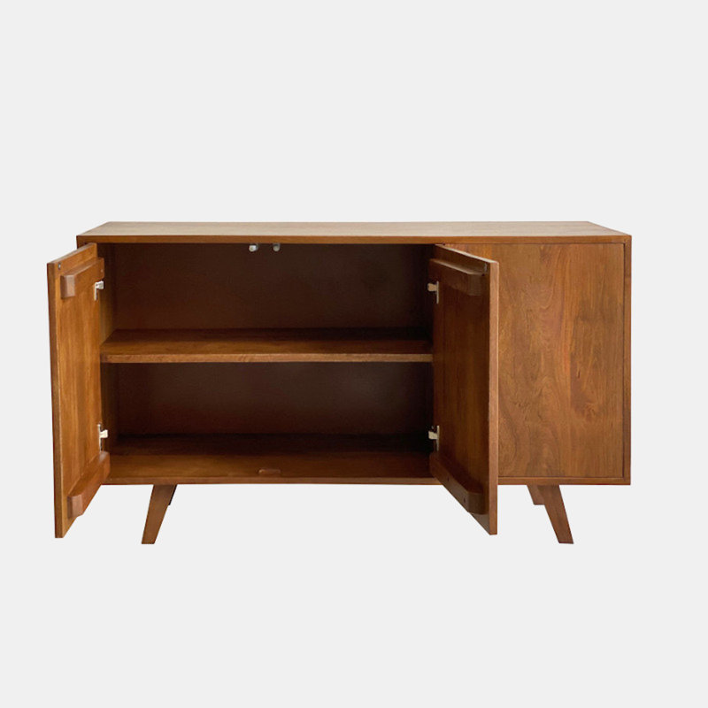 Alezae 120cm Solid Wood Sideboard, Natural