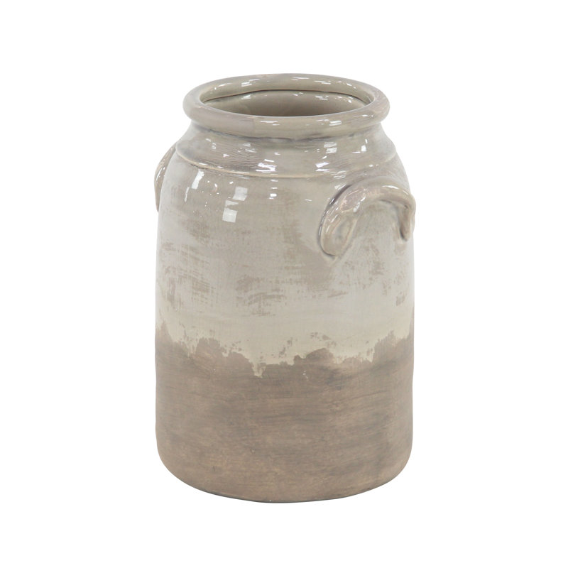 Vase de table rustique Cydnee, Beige