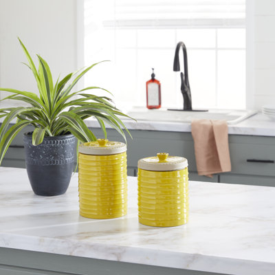 Stoneware Canister - Set of 2