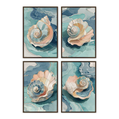 Ensemble de 4 impressions Shell Yeah Calm