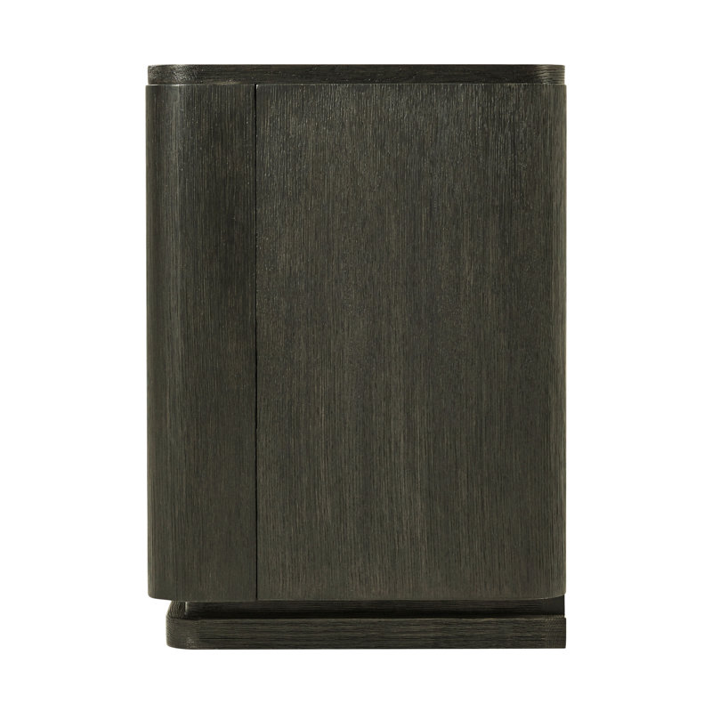 Repose Media Console, Charcoal Oak