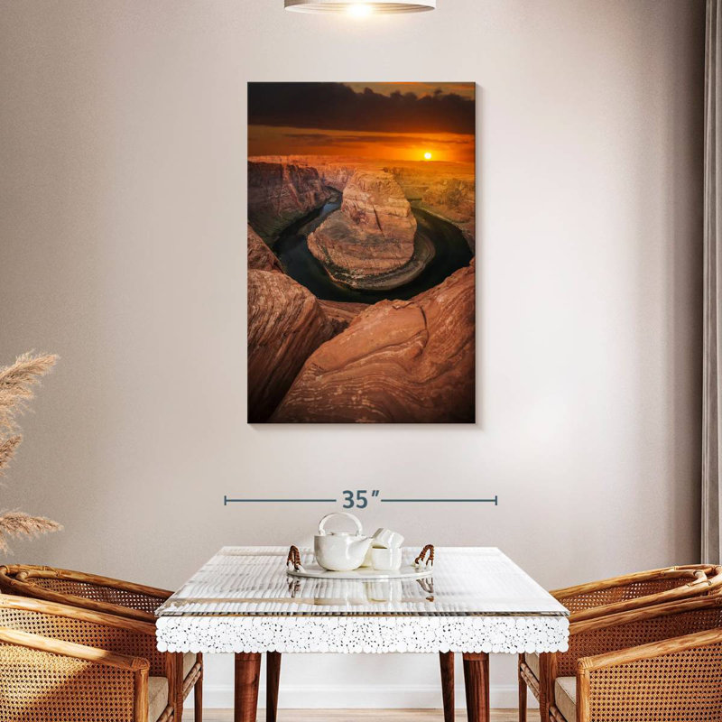 Alvord Arizona Horseshoe Bend, H 45 po x l 30 po