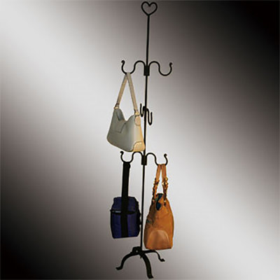 Iron Freestanding 6 - Hook Coat Rack