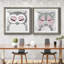 Hibou - ensemble de 2 peintures-271124419-271124472