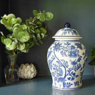 Porcelain China Storage Jar Canister - Set of 1