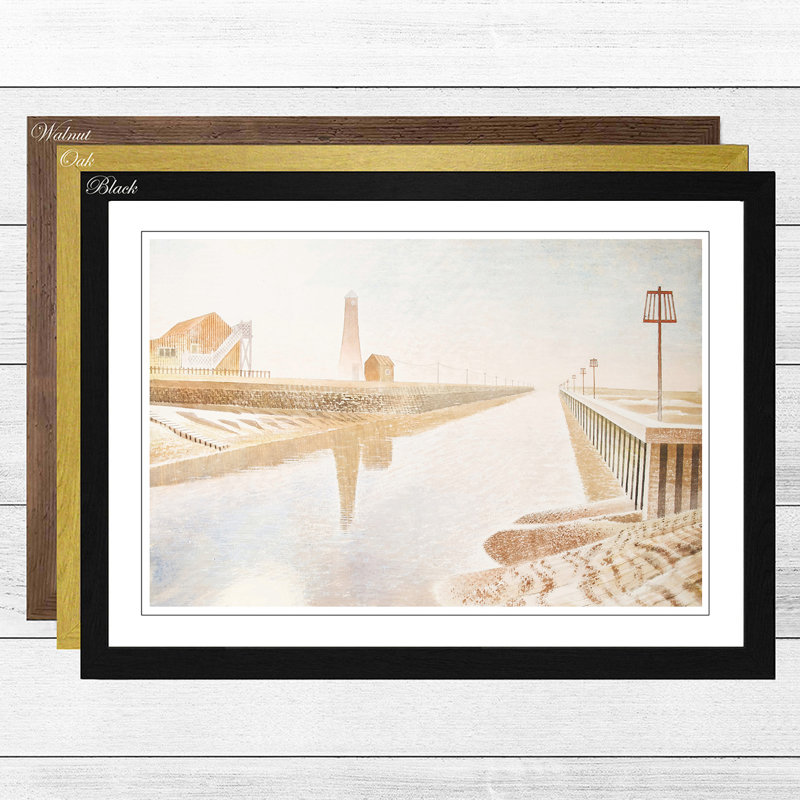 Eric Ravilious - Single Picture Frame Painting, Black