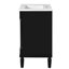 Meuble-lavabo simple, 24 po, planches, lavabo rectangulaire à finition élégante, construction-425453085