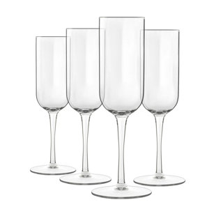 210ml Flute Glass Set (Set of 4)