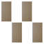 Mishay Wall Paneling in Brown/Black (4-pack)-50900548