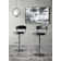 Naumann Swivel Upholstered Adjustable Height Counter Stool with Metal Frame