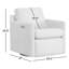 Bradner 29.5'' W Swivel Power Recliner with USB-594885386