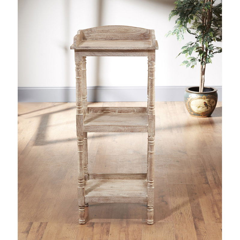 Shaws Solid Wood Cube Bookcase, Weathered Sand