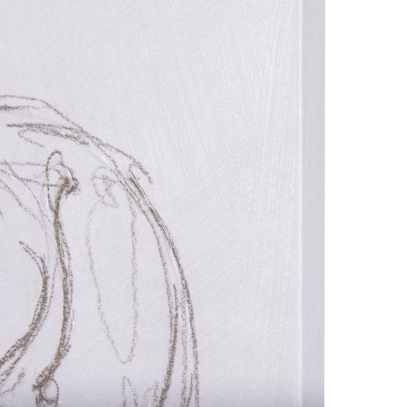 Toile texturée cheval II, H 40 po x l 30 po x P 1,5 po