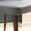 Chaise Adella - anthracite et noyer