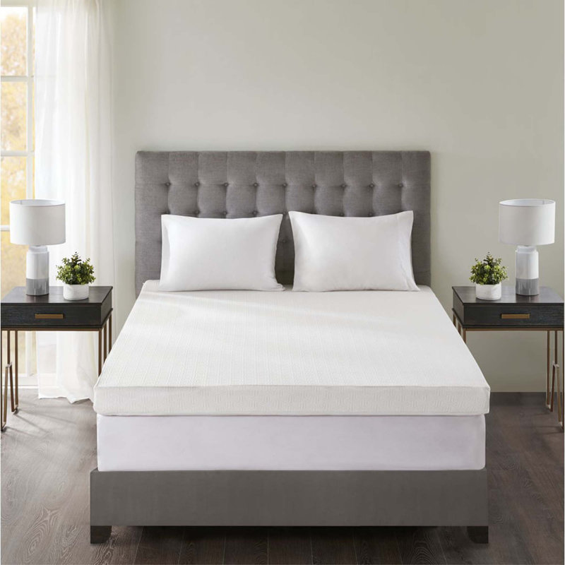 Surmatelas en mousse viscoélastique 3 "/ 4", Très grand californien, 4"