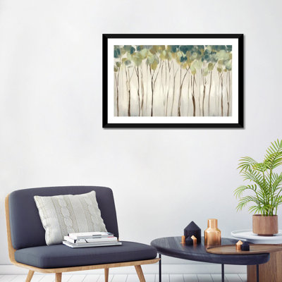 " Viridian Treeline I " by Jennifer Goldberger