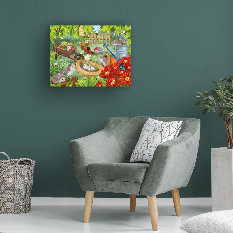 Art sur toile «ologicologic », H 14 po x l 19 po