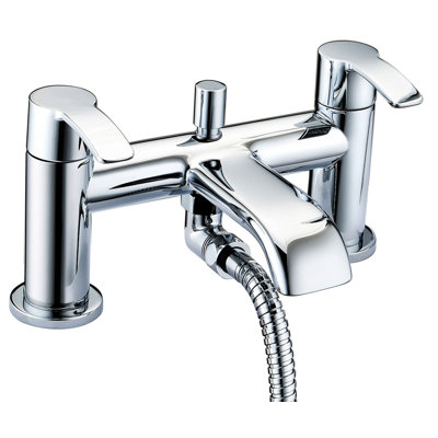 Hollow Wall Bath Shower Mixer Bath Filler with Diverter