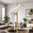 Modern Single Origami Bird Floor Lamp With Led Light-341152013