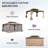 Shemsi 16 Ft. W x 12 Ft. D Aluminum Patio Gazebo