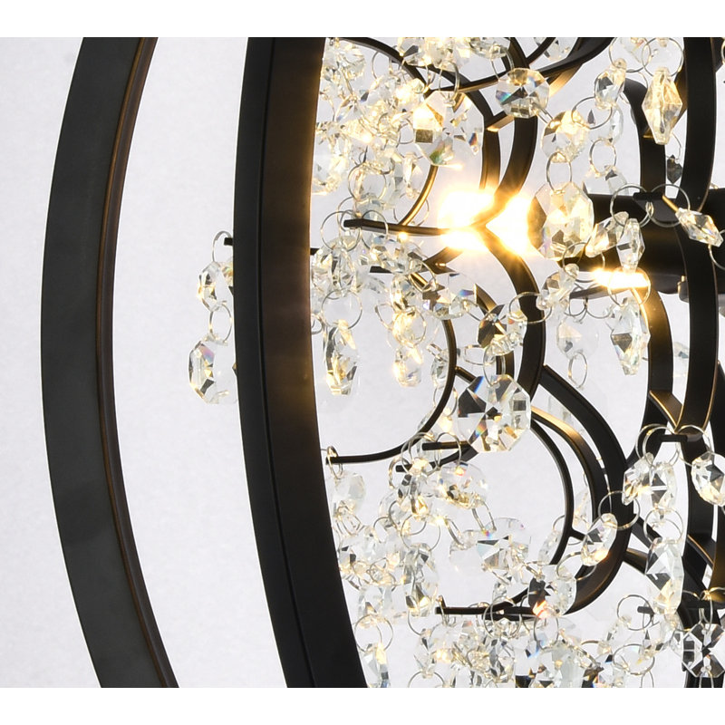 Lustre cage 4 lumières Raymonde, Noir, noir, noir, noir