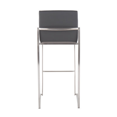 Tabouret de bar contemporain à haut dossier