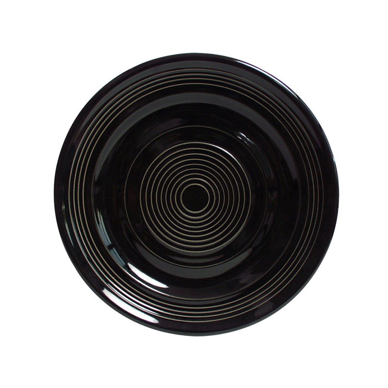Concentrix 12" Dinner Plate Set, Black