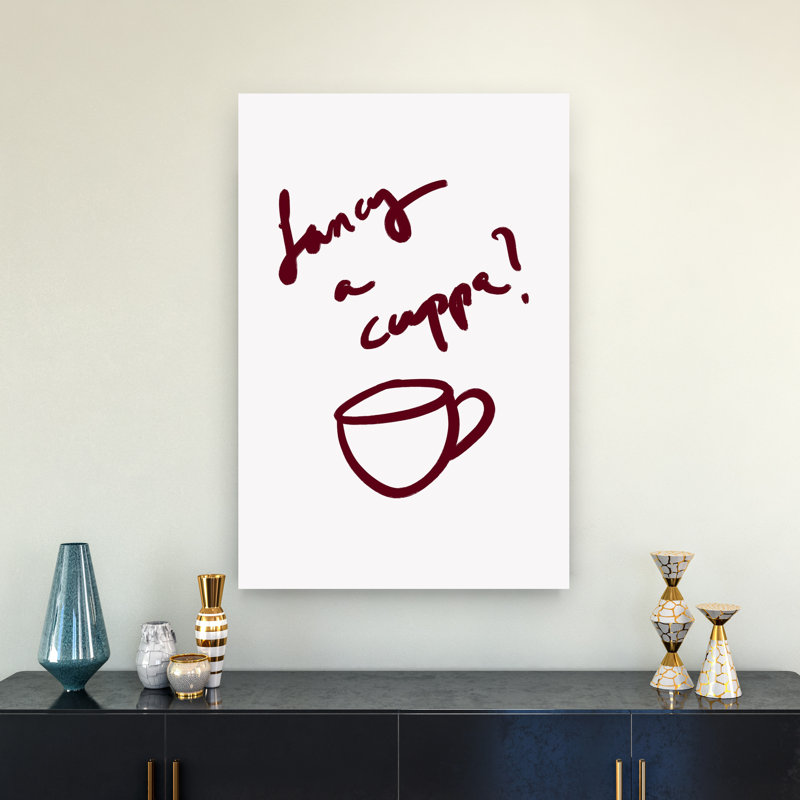 Art mural Fancy A Cuppa, 36" H x 24" W